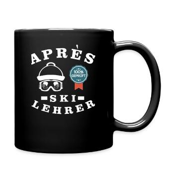 Apres Ski Lehrer - Tasse einfarbig - Schwarz - Rechts