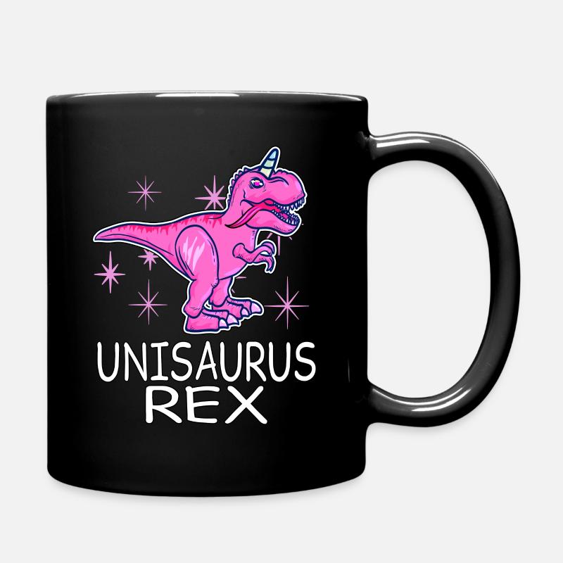 Licorne Dino Trex Unisaurus Rex Licorne - Mug uni - noir