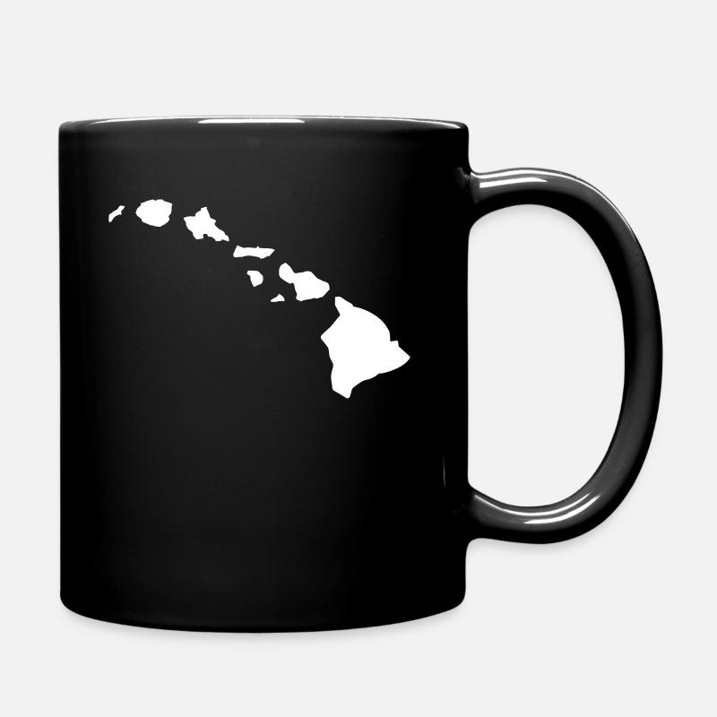 Hawaii - Tasse einfarbig - Schwarz
