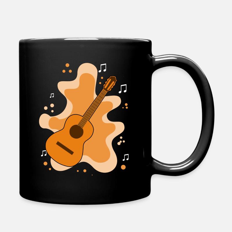 Gitarre - Tasse einfarbig - Schwarz
