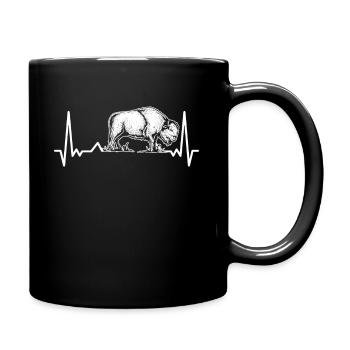 Buffalo Battement de Cœur - Mug uni - noir - Droite