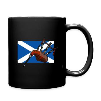 Ecosse Cornemuse Kilt Gift - Mug uni - noir - Droite