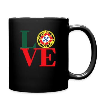 Portugal - Mug uni - noir - Droite