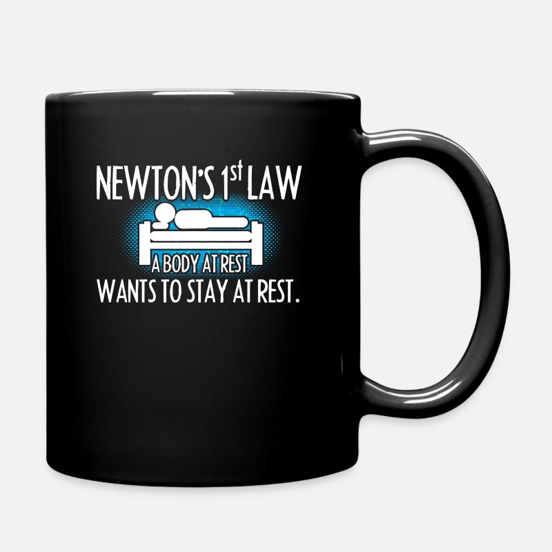 Newton Physik - Tasse einfarbig - Schwarz