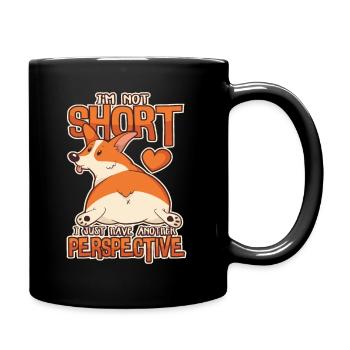 Dog gift idea for puppy dog lovers - Full Colour Mug - black - Right