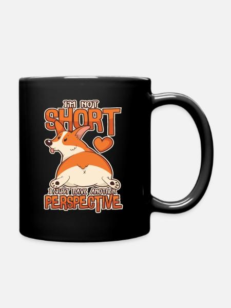 Dog gift idea for puppy dog lovers - Full Colour Mug - black