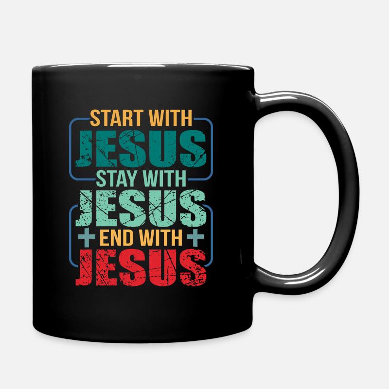 Jésus - Mug uni - noir