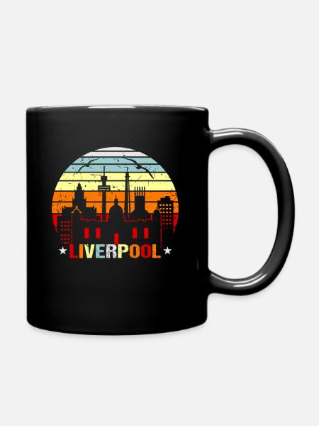 Liverpool - Full Colour Mug - black