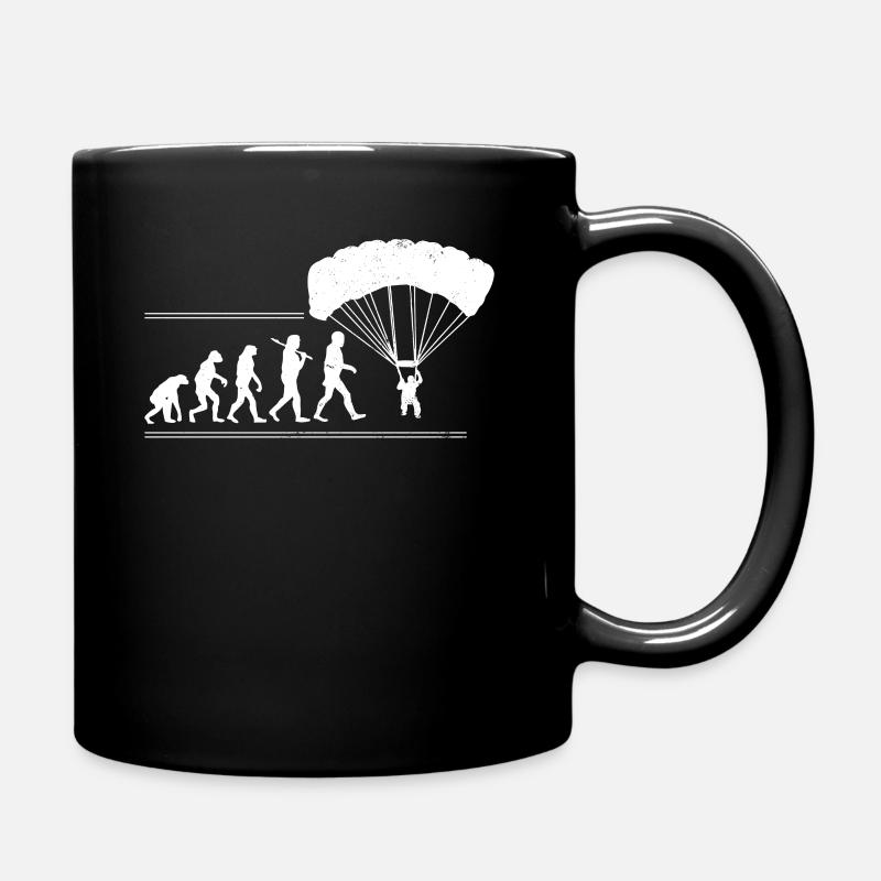 Gleitschirmfliegen - Tasse einfarbig - Schwarz