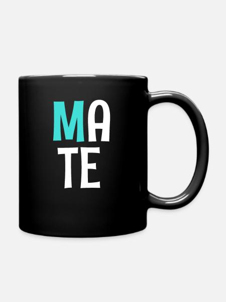 Couple of valentine couple - Full Colour Mug - black