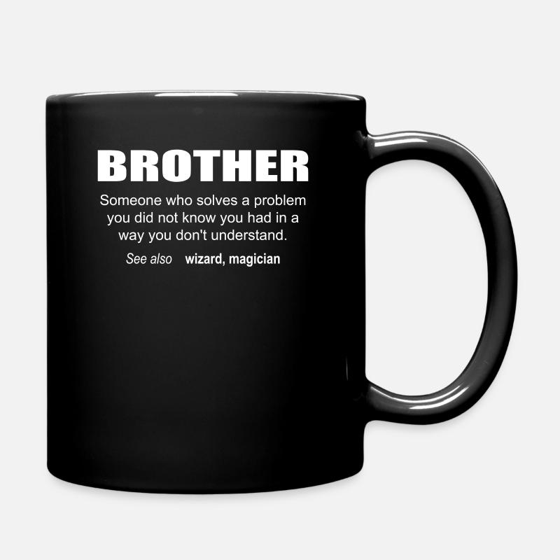 Brother Description - Full Colour Mug - black