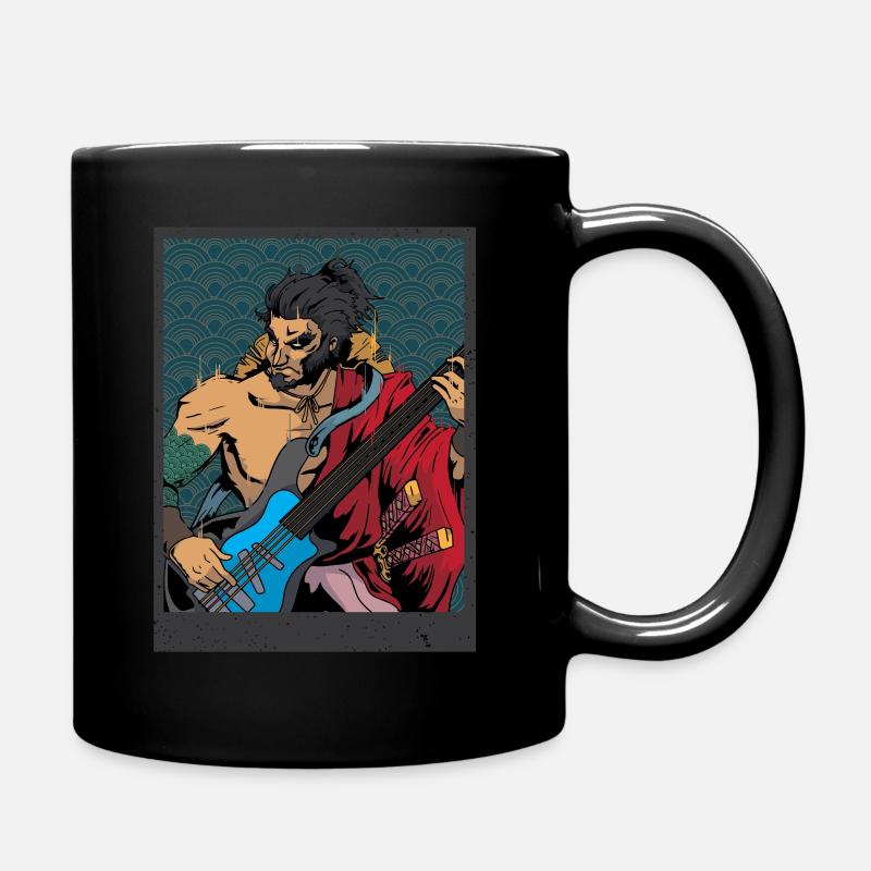 Gitarrenspieler - Tasse einfarbig - Schwarz