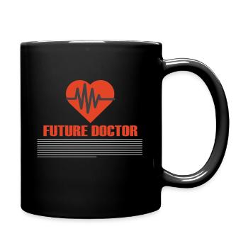Zukünftiges Doktor Nurse EMT Gift - Tasse einfarbig - Schwarz - Rechts