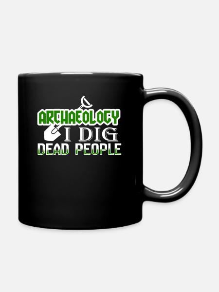 archeology - Full Colour Mug - black
