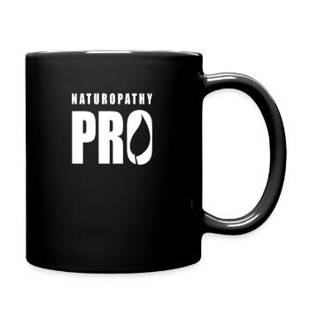 Team Naturheilkunde Heilen Heiler Heilpraktiker - Tasse einfarbig - Schwarz - Rechts