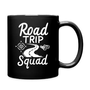 Road Trip - Tasse einfarbig - Schwarz - Rechts