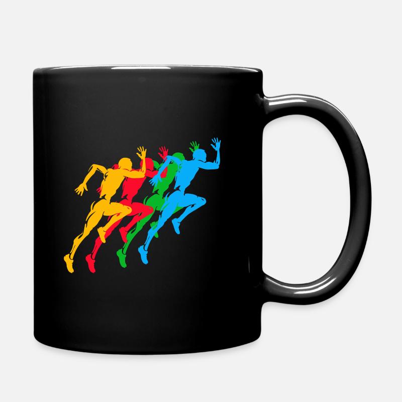 Leichtathletik Sommerspiele Bunt - Tasse einfarbig - Schwarz