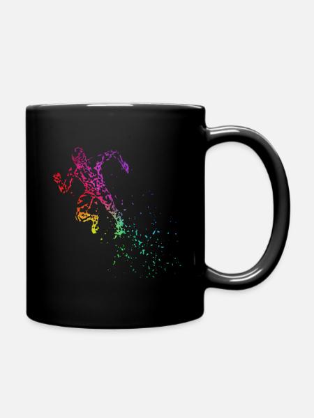 L'athlétisme commence le sprint sprinter - Mug uni - noir