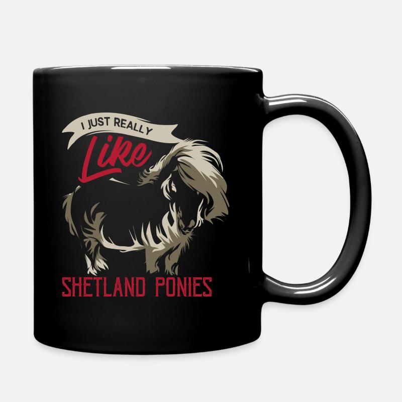 poney Shetland - Mug uni - noir
