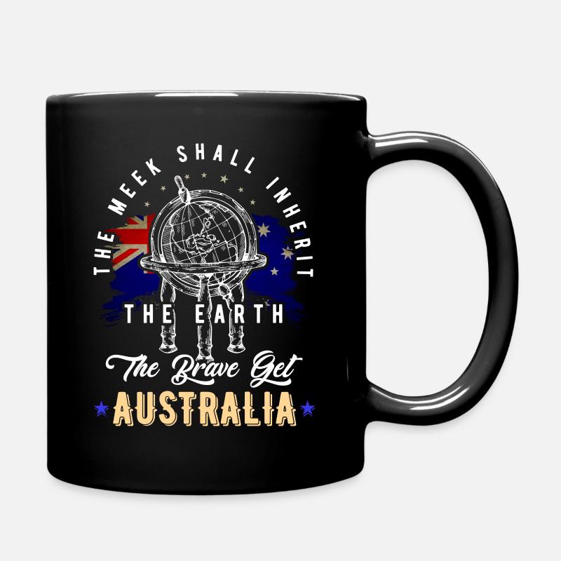 Australien - Tasse einfarbig - Schwarz