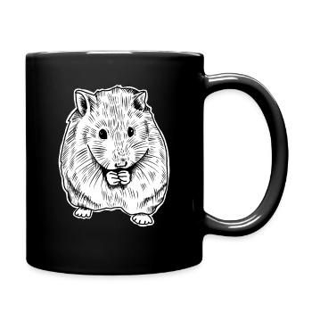 hamster - Full Colour Mug - black - Right