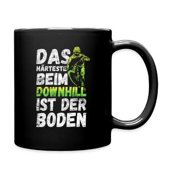 Downhill - Tasse einfarbig - Schwarz - Rechts
