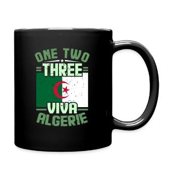 Algérie - Mug uni - noir - Droite