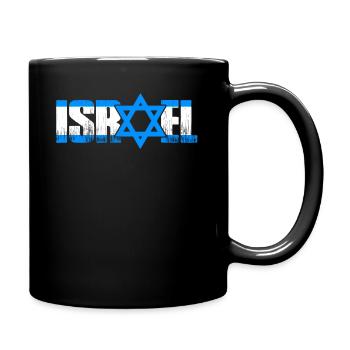 Israël fan - Mug uni - noir - Droite