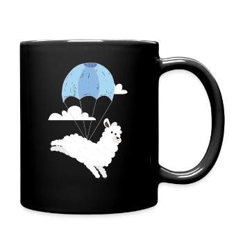 Alpaga Skydive Skydiving Skydiver - Mug uni - noir - Droite