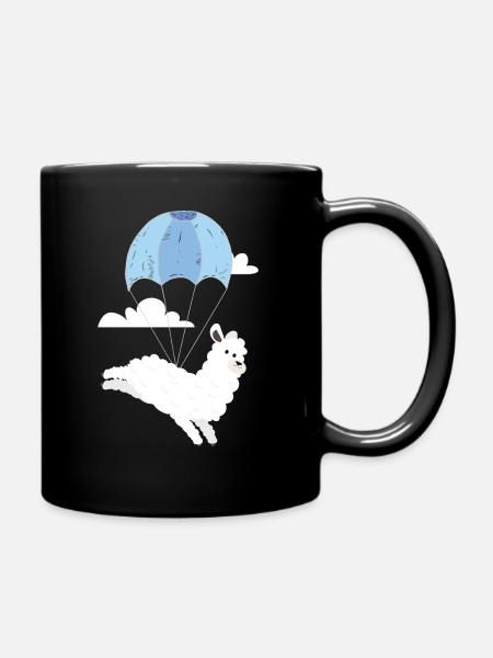 Alpaga Skydive Skydiving Skydiver - Mug uni - noir