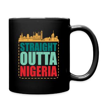Nigeria - Mug uni - noir - Droite