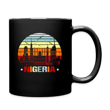 Nigeria - Mug uni - noir - Droite