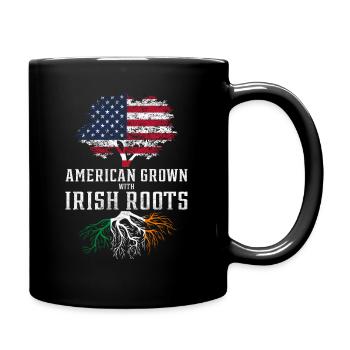 Ireland America country - Full Colour Mug - black - Right