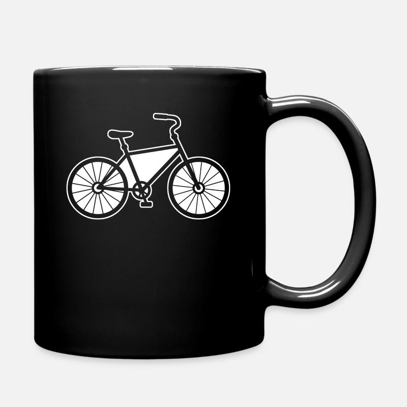 Fahrrad Motiv Klassiker Herrenrad - Tasse einfarbig - Schwarz