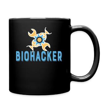 Biohacker Scientist Science Lover Gift - Full Colour Mug - black - Right