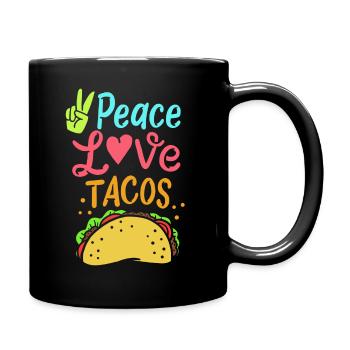 Taco - Tasse einfarbig - Schwarz - Rechts