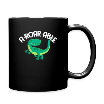 dinosaur - Full Colour Mug - black - Right