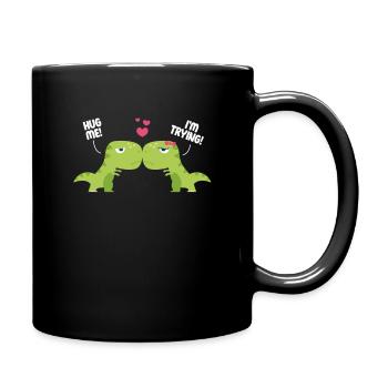 dinosaur - Full Colour Mug - black - Right