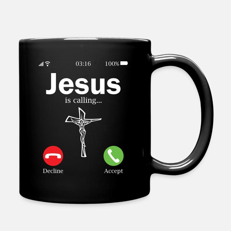 Jésus Jésus-Christ chrétiens - Mug uni - noir