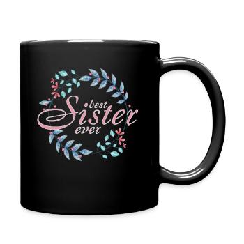 Best Sister - Full Colour Mug - black - Right