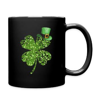 St. Patricks Day - Tasse einfarbig - Schwarz - Rechts