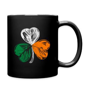Irlande trèfle à domicile - Mug uni - noir - Droite