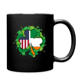 Cadeau Irlande - Mug uni - noir - Droite