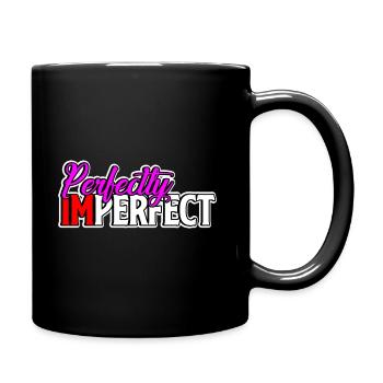 Parfaitement imparfait - Mug uni - noir - Droite