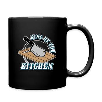 King of the kitchen - Full Colour Mug - black - Right