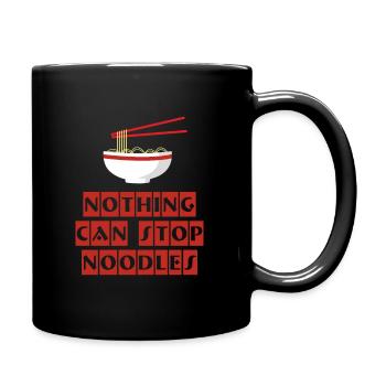 Nothing can stop Noodles Japan Shirt - Full Colour Mug - black - Right