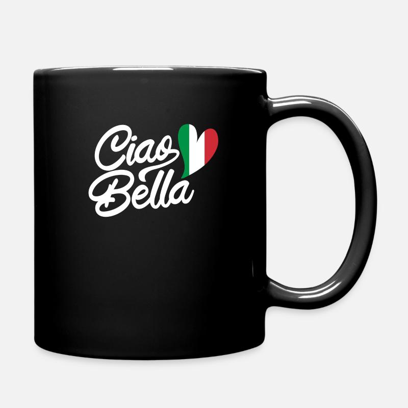 Ciao Bella - Tasse einfarbig - Schwarz