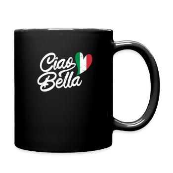 Italian Italy Italian Italia Gift - Full Colour Mug - black - Right