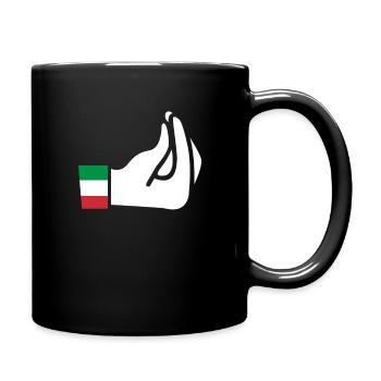Italiens Italie Italian Italia cadeau - Mug uni - noir - Droite