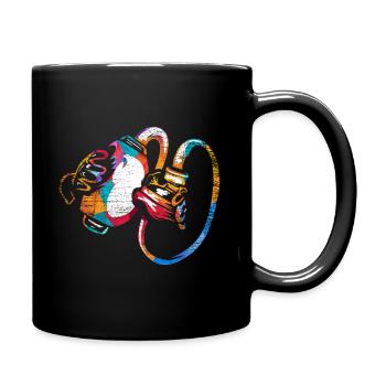 Anesthesiologist doctor gift - Full Colour Mug - black - Right